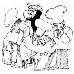 Click para ampliar. Pulsa en el nombre para ver la ficha. Cocineros postmodernos